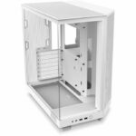 Caja de torre media NZXT H6 Flow RGB de doble cámara con ventiladores RGB incluidos, color blanco - immagine 2