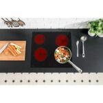 Placa vitrocerámica - OCEANIC - 4 fuegos - Negro - immagine 5