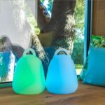 LUMISKY Lámpara portátil inalámbrica LED LIBERTY C25 - Impermeable y flotante - H 24 cm - Blanco y multicolor - immagine 5
