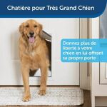 Puerta de marco de aluminio Staywell PETSAFE - Blanco - Para gatos o perros de hasta 100 kg