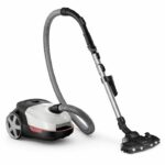 Aspirador cilíndrico con bolsa - PHILIPS XD6122/12 - 900 W - 4 L - Blanco polar