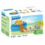 PLAYMOBIL 71681 Arca de Noé Transportable - Junior - Incluye barco flotante - A partir de 1 año