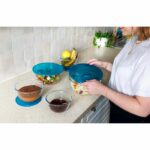 Juego de 5 cuencos con tapa - PYREX - 1x 0,5L + 2x 1L + 2x 2L - immagine 4