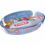 PYREX - ESSENTIALS - Fuente de vidrio ovalada para hornear 35 * 24 cm