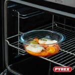 PYREX - COOK & HEAT - Caja redonda de vidrio con tapa 20 * 18 cm - immagine 3