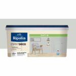 RIPOLIN Pintura de pared todas las partes, Ripolin - Gris lomé satinado, 2,5L - immagine 2