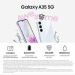 Smartphone SAMSUNG Galaxy A35 5G 128GB Azul - immagine 4