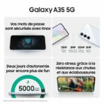Smartphone SAMSUNG Galaxy A35 5G 128GB Azul - immagine 5