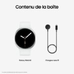 Samsung Galaxy Watch8 - Reloj inteligente con Bluetooth (44 mm, plateado) - immagine 2