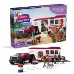 Figura de camioneta y remolque ecuestre grande Schleich 42705 Horse Club Series
