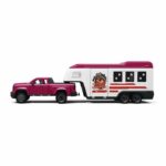Figura de camioneta y remolque ecuestre grande Schleich 42705 Horse Club Series - immagine 4