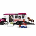 Figura de camioneta y remolque ecuestre grande Schleich 42705 Horse Club Series - immagine 5