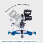 Tronzadora con disco de 30 dientes SCHEPPACH HM 185 - 1400 W - Hoja Ø 185 mm - immagine 4