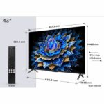 TCL 43T69C - Televisor QLED de 43 pulgadas (109 cm) - 4K UHD 3840x2160 - HDR10+ - Android TV - 3xHDMI 2.1 - Wi-Fi - immagine 5
