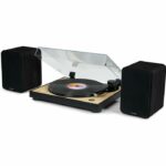 THOMSON WS600DUO - Juego de 2 altavoces con caja de madera - 100W - Bluetooth 5.0 - 2 salidas RCA - Negro