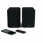 THOMSON WS600DUO - Juego de 2 altavoces con caja de madera - 100W - Bluetooth 5.0 - 2 salidas RCA - Negro - immagine 4