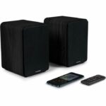 THOMSON WS600DUO - Juego de 2 altavoces con caja de madera - 100W - Bluetooth 5.0 - 2 salidas RCA - Negro - immagine 5