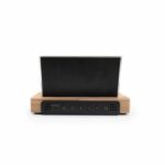 Reloj despertador estación meteorológica - THOMSON - Madera clara - Visualizador de temperatura, Higrometría, Alarma dual, USB-C, Sonda inalámbrica - immagine 4