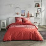 Juego de cama - HOY - JAVA - 2 personas - 240x220 cm - Algodón - Estampado Londres - Rojo