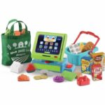 VTECH - 1,2,3 Imítame - Caja registradora interactiva Maxi Shopping - Juguete de imitación para niños