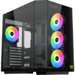 Caja para PC - XIGMATEK - CUBI II - Cube - E-ATX - Vidrio templado - ARGB - Negra