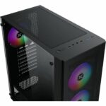 Caja PC de media torre sin fuente de alimentación - XIGMATEK HERO II Air 3F (negra) - ATX/Micro ATX - 3x120mm FRGB - Malla - USB 3.0/2.0 - immagine 3