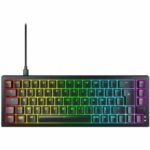 Teclado mecánico para juegos - CHERRY XTRFY K5V2 COMPACT - Formato 65% - Iluminación LED RGB - Negro