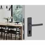Cerradura de embutir con agujero para cilindro - YALE - Y60R-A40/N - Eje de 40mm - Caja de 148mm - Puerta de entrada, locales sensibles - Negra - immagine 2