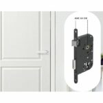 Cerradura de embutir con agujero para cilindro - YALE - Y60R-A40/N - Eje de 40mm - Caja de 148mm - Puerta de entrada, locales sensibles - Negra - immagine 3