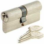 Cilindro de cierre YALE - Para puerta / entrada exterior - 5 pines - 3 llaves - 40 x 50 mm
