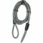 Cable espiral antirrobo YALE con 2 bucles - Para bicicleta, MTB - 220 cm x 12 mm
