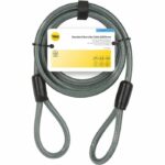Cable espiral antirrobo YALE con 2 bucles - Para bicicleta, MTB - 220 cm x 12 mm - immagine 3