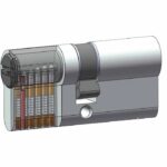 Cilindro de cierre liberable YALE - Para puerta de entrada / exterior - 6 pines - 4 llaves - 30 x 30 mm - immagine 4