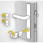Cilindro de bloqueo de perilla YALE - Para puerta de entrada / exterior - 6 pines - 4 llaves - 30 x 30 mm - immagine 5