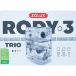 Jaula ZOLUX Rody3 trio de 3 niveles - Para hámsteres, ratones y jerbos - L 41 x P 27 x H 53 cm - Blanco - immagine 2