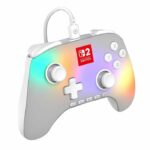 Gamepad - Nintendo Switch 2 - Lumectra - Cablato - Bianco - Alimentazione A - immagine 3