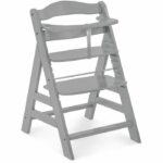 Seggiolone in legno HAUCK Alpha + per neonati / Grigio
