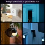 Telecamera cablata Philips Hue Secure - HD 1080P - Uso interno o esterno - Controllo con un'unica app - Nero - immagine 2