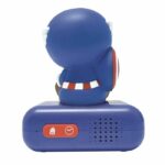 LEXIBOOK Sveglia digitale con luce notturna - Capitan America - Luce e suono 3D - Per bambini - immagine 3