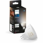 Lampadina connessa - PHILIPS HUE - MR16 - Luce bianca - Compatibile con Bluetooth - Funziona con app e comandi vocali - immagine 5