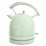 Bollitore Vintage - SWEISS - KTL7 - 2200 W - 1,8 L - Base a 360° - Verde