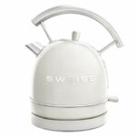 Bollitore Vintage - SWEISS - KTL8 - 2200 W - 1,8 L - Base 360° - Beige