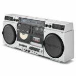 Ghetto Blaster - MEDION - Vintage - DAB+ - CD/Cassetta/USB/MP3 - 2x10W RMS - Argento - immagine 3