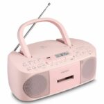 Radio CD K7 - MEDION - FM - 2x3W RMS - Rosa - immagine 3