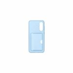 Cover posteriore con porta carte per Galaxy A56 5G blu - immagine 4