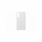 Custodia - SAMSUNG - S25 Edge - Vera pelle - Grigio chiaro - Protezione da urti e graffi