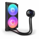 Raffreddamento ad acqua - NZXT - RL-KR240-B2 - Kraken Plus 240 RGB - Schermo quadrato personalizzabile da 1,54 pollici e ventole RGB - Nero - immagine 3