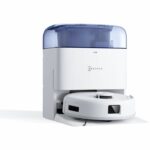 Robot aspirapolvere - ECOVACS DEEBOT MINI - 9.000 Pa - ZeroTangle 2.0 - TrueMapping 2.0 - Asciugatura a 45°C - Svuotamento automatico