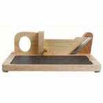 Ghigliottina per salsicce - LIVOO - MEC127 - Piano in legno di caucciù e ardesia - Lama in acciaio inox - Sicurezza - immagine 6