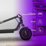 Monopattino elettrico - EZWAY - EX100 - 450 W - 10 ruote - autonomia 25 km - immagine 3